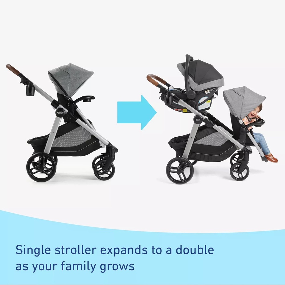 Foldable Black Stroller Frame - Picture 4 of 5